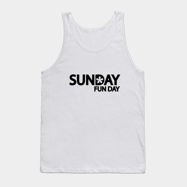 Sunday Fun day artistic design Tank Top by DinaShalash